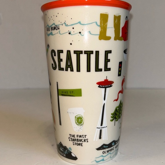 STARBUCKS Seattle Landmark’s and Lore 2 Ounce Commuter Coffee Cup - Picture 1 of 8